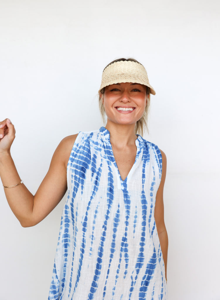 Pon Pon Quick Trip Mini Dress in Splash Tie Dye