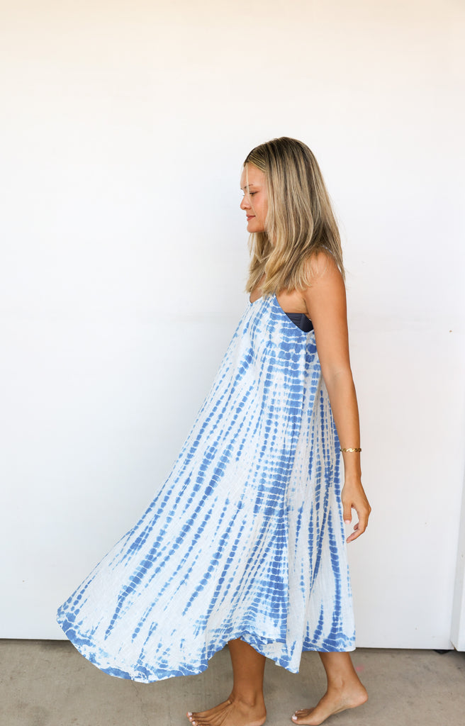 Pon Pon Weekend Dress in Splash Tie Dye