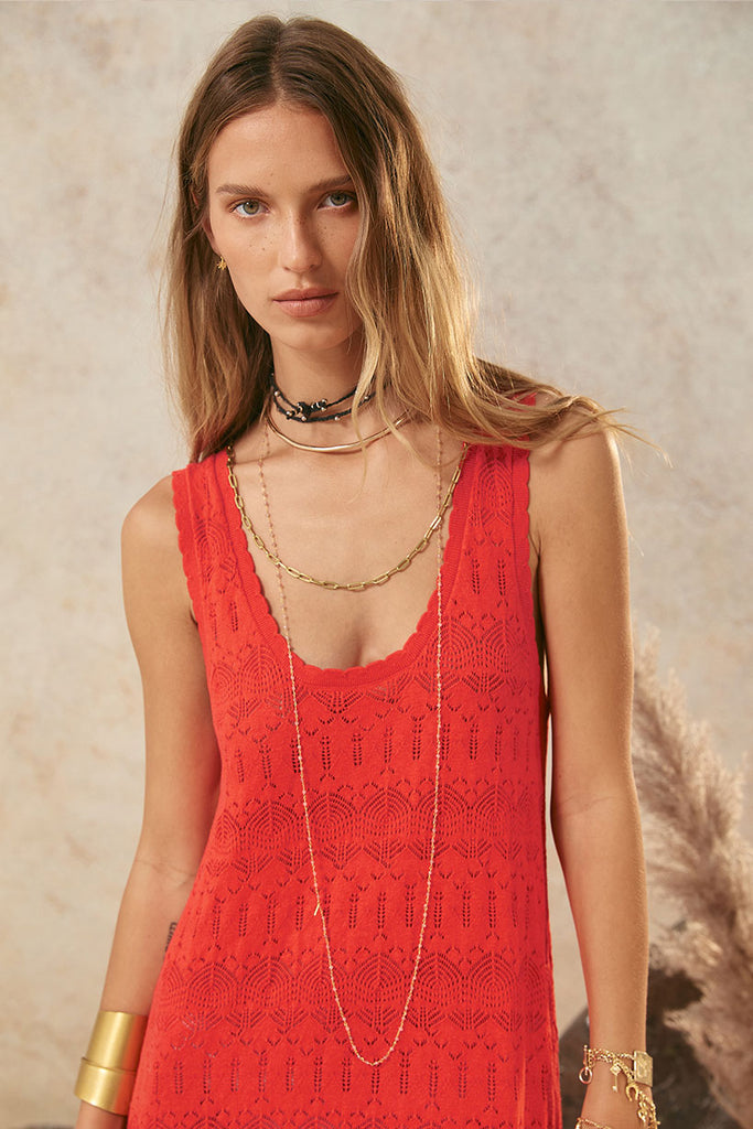 Spell Siesta Maxi Dress in Chili