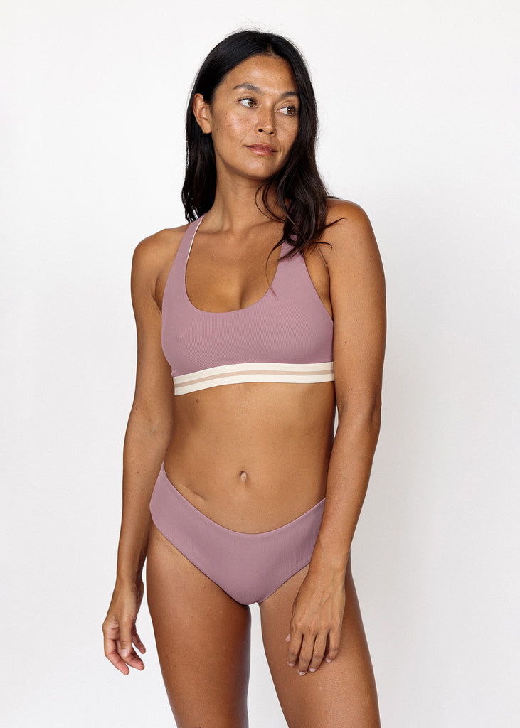 MAI Deluxe Active Bottom in Mulberry Ribbed
