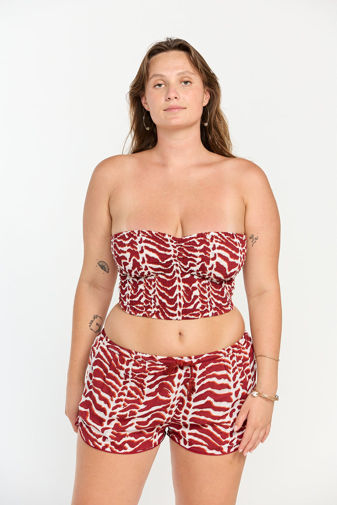 Benoa Namika Tube Top in Miter