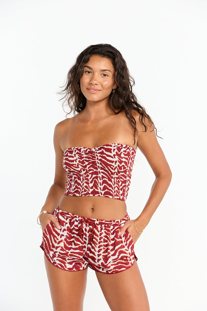 Benoa Namika Tube Top in Miter