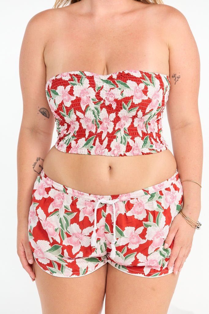 Benoa Namika Tube Top in Vintage Orchid