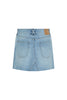 Spell 1979 Denim Mini Skirt in Vintage Blue