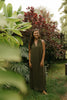Pon Pon Quick Trip Maxi Dress in Seaweed