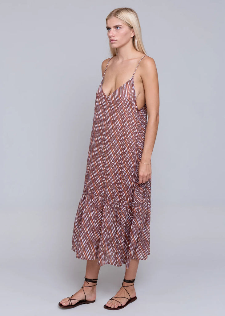 Acacia Agnes Organic Tissue Cotton Dress in Pax
