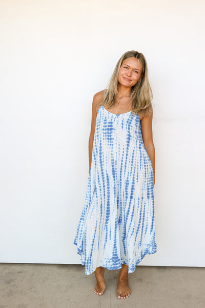 Pon Pon Weekend Dress in Splash Tie Dye