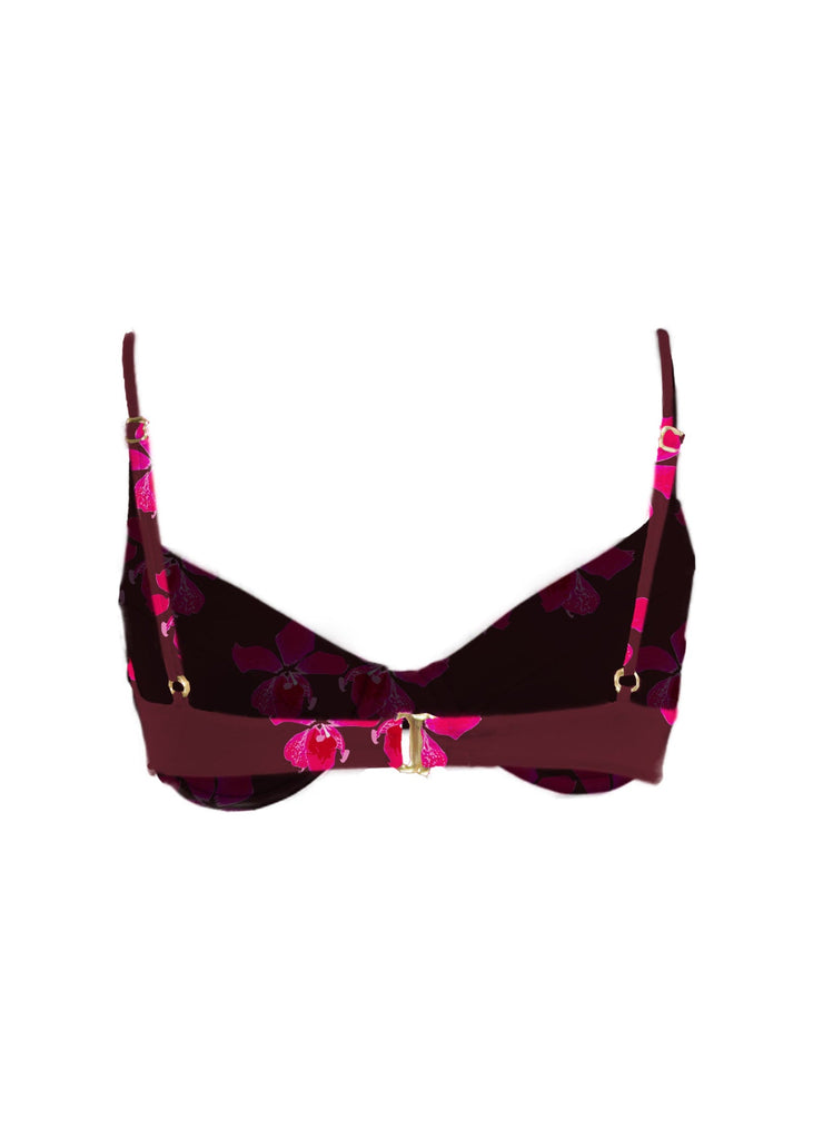 Mai Deluxe Costa Top in Bright Pink Orchid