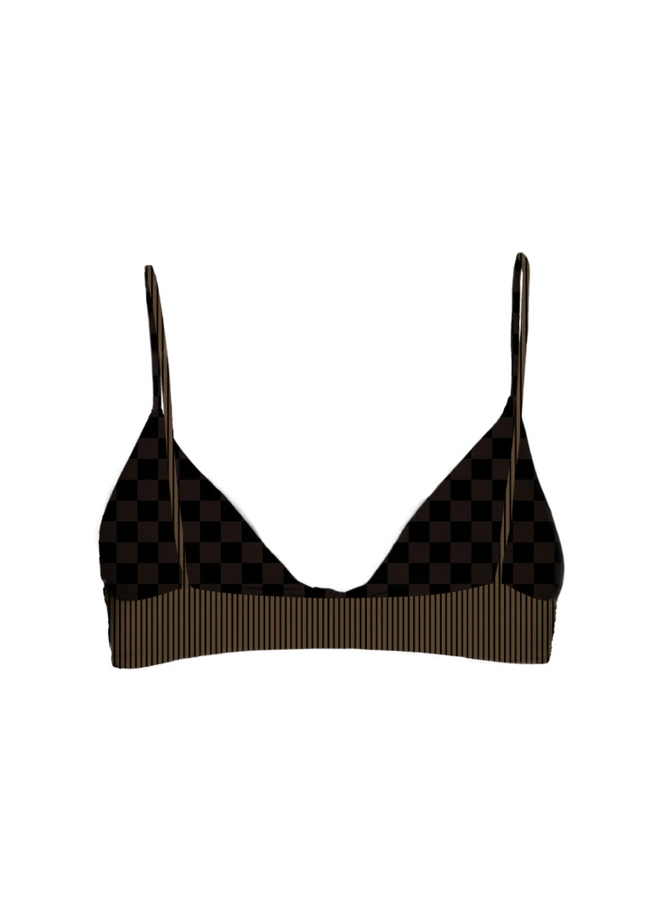 Mai Deluxe Knot Top in Coyote Ribbed