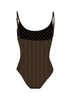 Mai Deluxe Baja Bodysuit in Coyote Ribbed