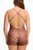 Benoa Active Cross Back Romper in Sahara