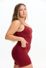 Benoa Active Romper 5" in Cherry
