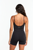 Benoa Active Romper 5" in Black