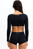Benoa Active Low Rise Short in Black