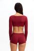 Benoa Active Low Rise Short in Cherry