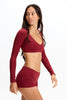 Benoa Active Low Rise Short in Cherry
