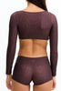 Benoa Active Low Rise Short in Chocolate Zebra