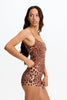 Benoa Active Romper 3" in Sahara
