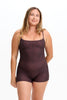 Benoa Active Romper 3" in Chocolate Zebra