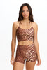 Benoa Cross Back Tank in Sahara
