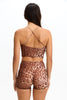 Benoa Cross Back Tank in Sahara