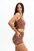 Benoa Cross Back Tank in Sahara