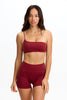 Benoa Active 4" Biker Shorts in Cherry