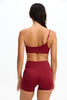 Benoa Active 4" Biker Shorts in Cherry