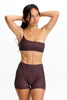 Benoa Active 4" Biker Shorts in Chocolate Zebra