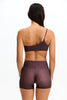 Benoa Active 4" Biker Shorts in Chocolate Zebra