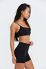 Benoa One Shoulder Sports Bra in Black