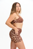 Benoa One Shoulder Sports Bra in Sahara