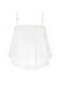 Spell Hera Lace Crop Tank in Salt