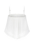 Spell Hera Lace Crop Tank in Salt