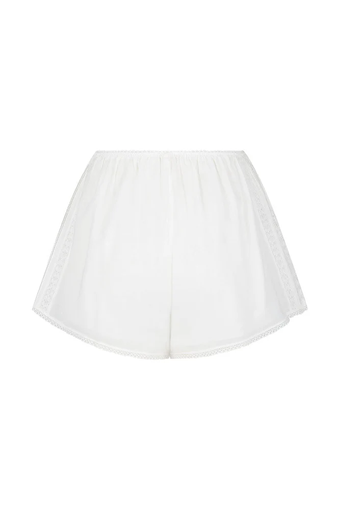 Spell Hera Lace Shorts in Salt