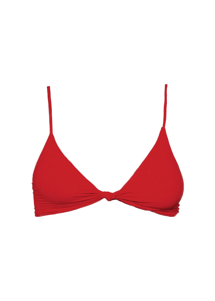 Mai Deluxe Knot Top in Ember