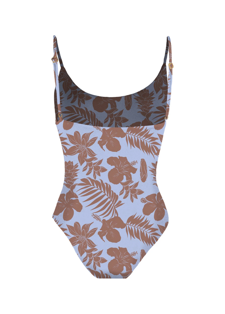 MAI Deluxe Baja Bodysuit in Blue Oasis