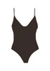 Mai Deluxe Everyday Bodysuit in Coco Bean Terry Check