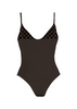 Mai Deluxe Everyday Bodysuit in Coco Bean Terry Check