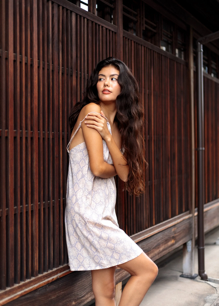 MAI Aria Dress in Pearl Python