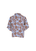 MAI Dylan Crop Shirt in Blue Oasis