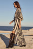 Spell Volcano Goddess Kaftan in Liquorice