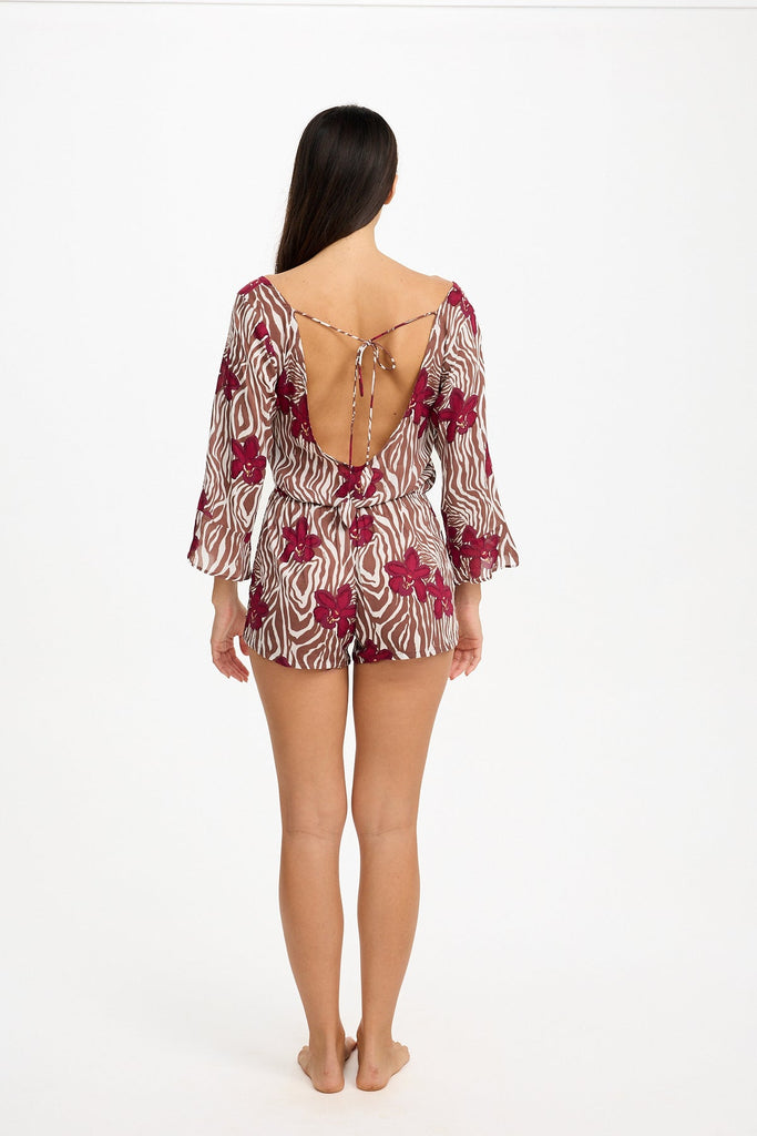 Benoa Baja Romper in Diva