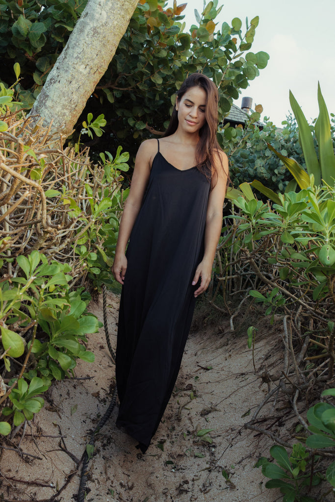 Pon Pon Resy Maxi Dress in Opihi
