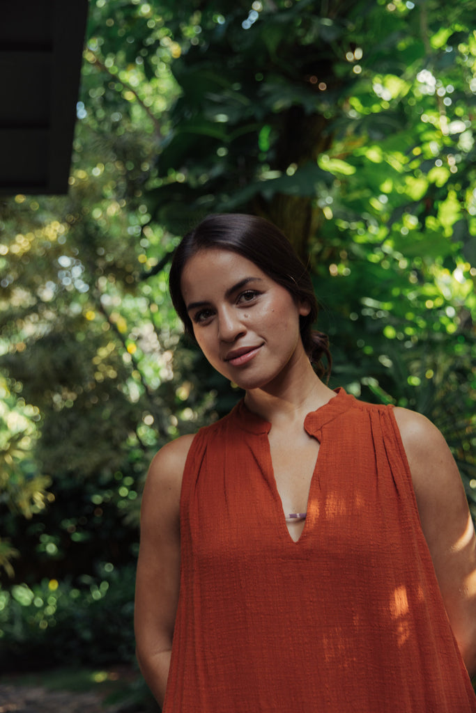 Pon Pon Quick Trip Maxi Dress in Koa