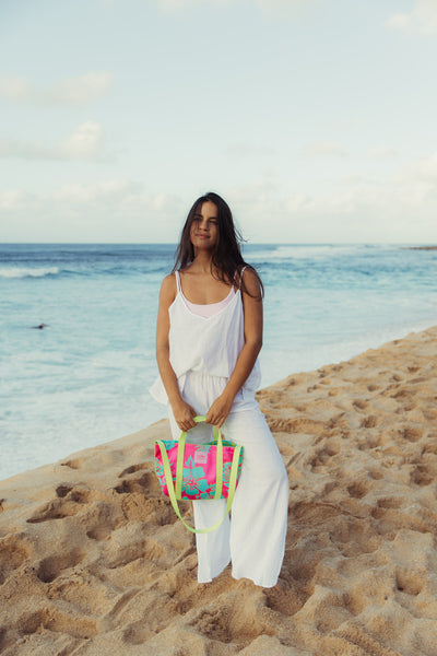 Pon Pon Kinda Basic Tank Top in Foam