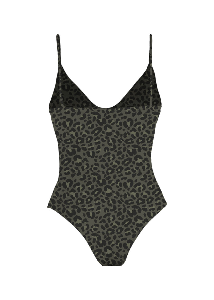 Mai Deluxe Everyday Bodysuit in Jade Panther