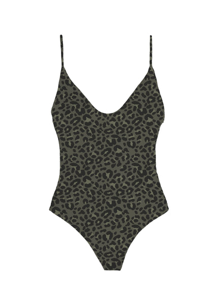 Mai Deluxe Everyday Bodysuit in Jade Panther