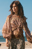 Lovers Beach Blouse in Mauve