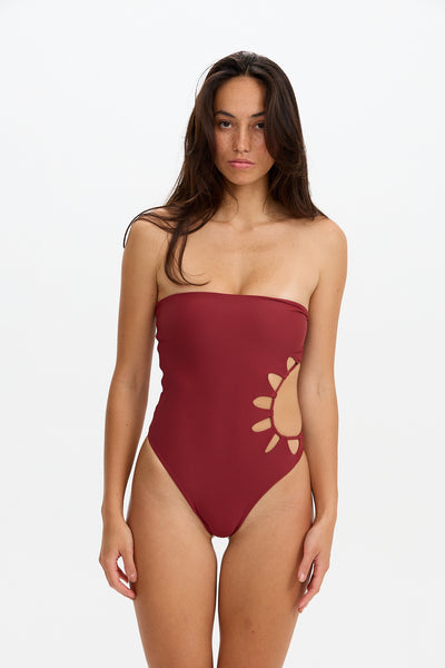 Benoa Sunny One Piece in Cherry